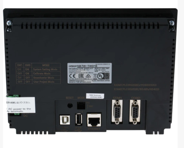 NB7W-TW01B 800X480 DC24V 시리즈 인간-기계 인터페이스 7은 HMI 산업적 터치 스크린 LCD 스크린으로 조금씩 움직입니다