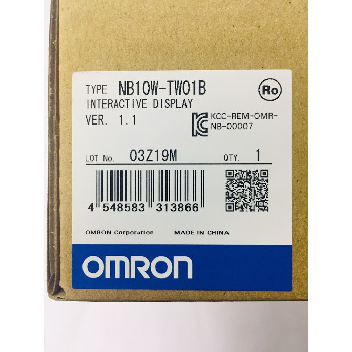 NB10W-TW01B 옴론 HMI 터치 스크린 10 인치 Com1- RS232 Com2- RS232C/422A/485