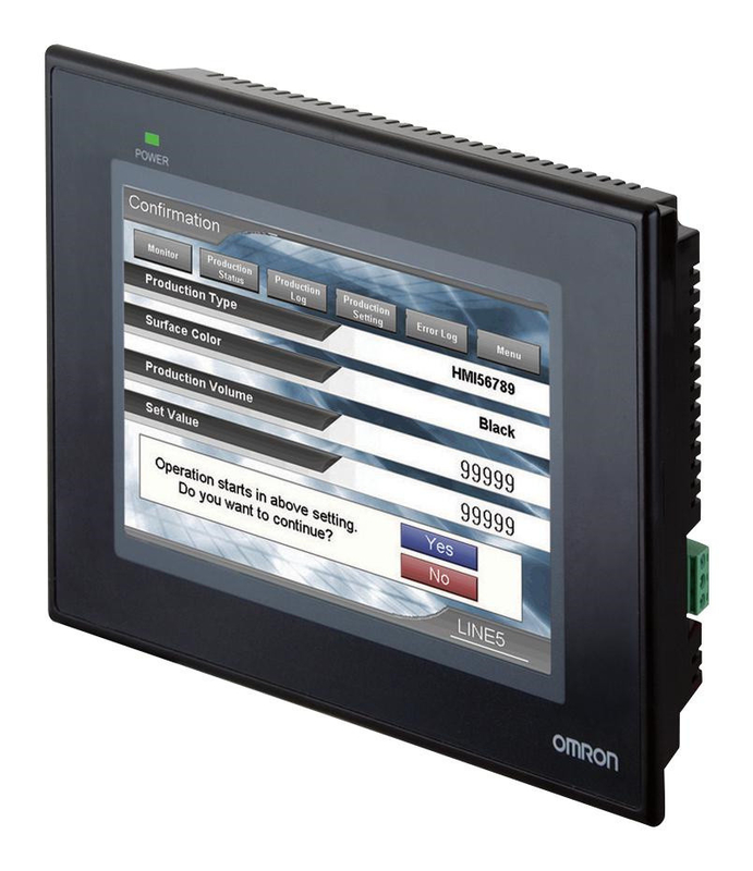 NB10W-TW01B 옴론 HMI 터치 스크린 10 인치 Com1- RS232 Com2- RS232C/422A/485