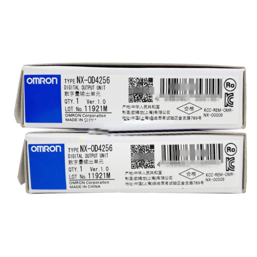 NX-OD4256 Omron 자동화 PLC 확장 모듈 8 트랜지스터 출력 12 ~ 24 VDC NX 시리즈