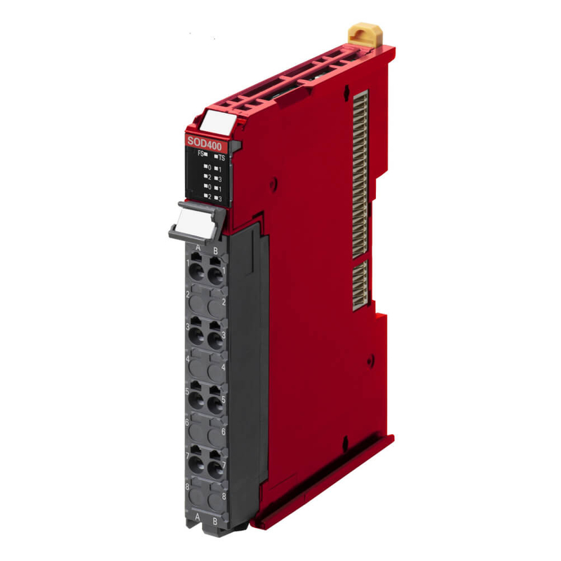 NX-SOD400 Omron NX 장치 4 디지털 안전 출력 PNP 24 VDC, 폭 12mm