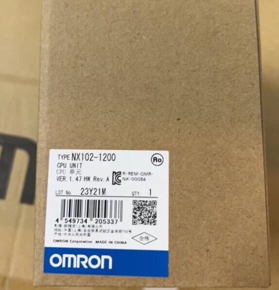 NX102-1200 Omron 산업용 프로그래머블 로직 컨트롤러 브랜드 신규 및 오리지널
