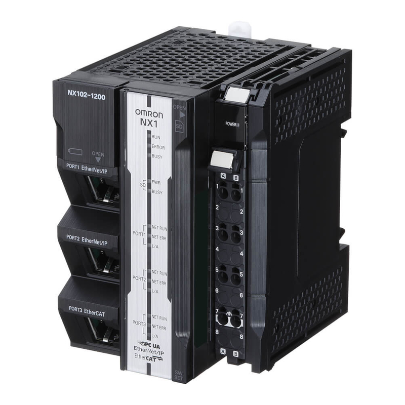 NX 관제사, 이더네트 네트워킹, 컴퓨터 인터페이스를 가진 NX102-1200 Sysmac NX1 모듈 CPU