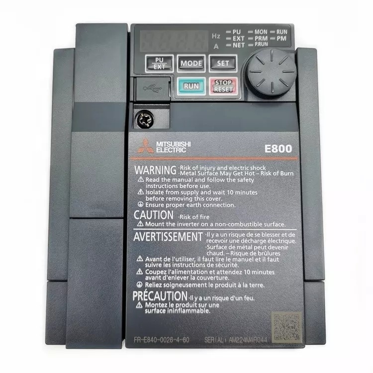 FR-E840-0026-4-60 미츠비시 전자식 인버터 FR-E800 시리즈 원형 새로운 주파수