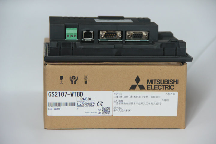 24V DC 전기 미츠비시 HMI 터치 스크린 GS2107-WTBD 65536 색상