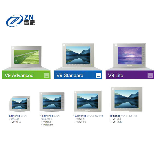 800*480 후지 전기 기계 HMI 전기 용량 64MB TFT 컬러 LCD V9071iW