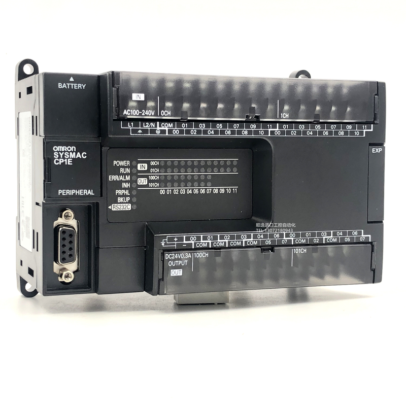 딘 레일 옴론 PLC CP1E 제어기 24 입력 CP1E-N40SDR-A PLC CPU 모듈