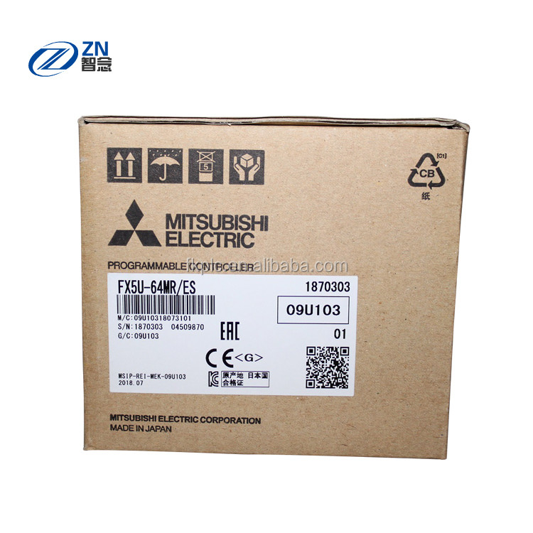 CPU 미츠비시 PLC 모듈 100 - 240V AC MELSEC iq-F 시리즈 FX5U-64MT/ESS